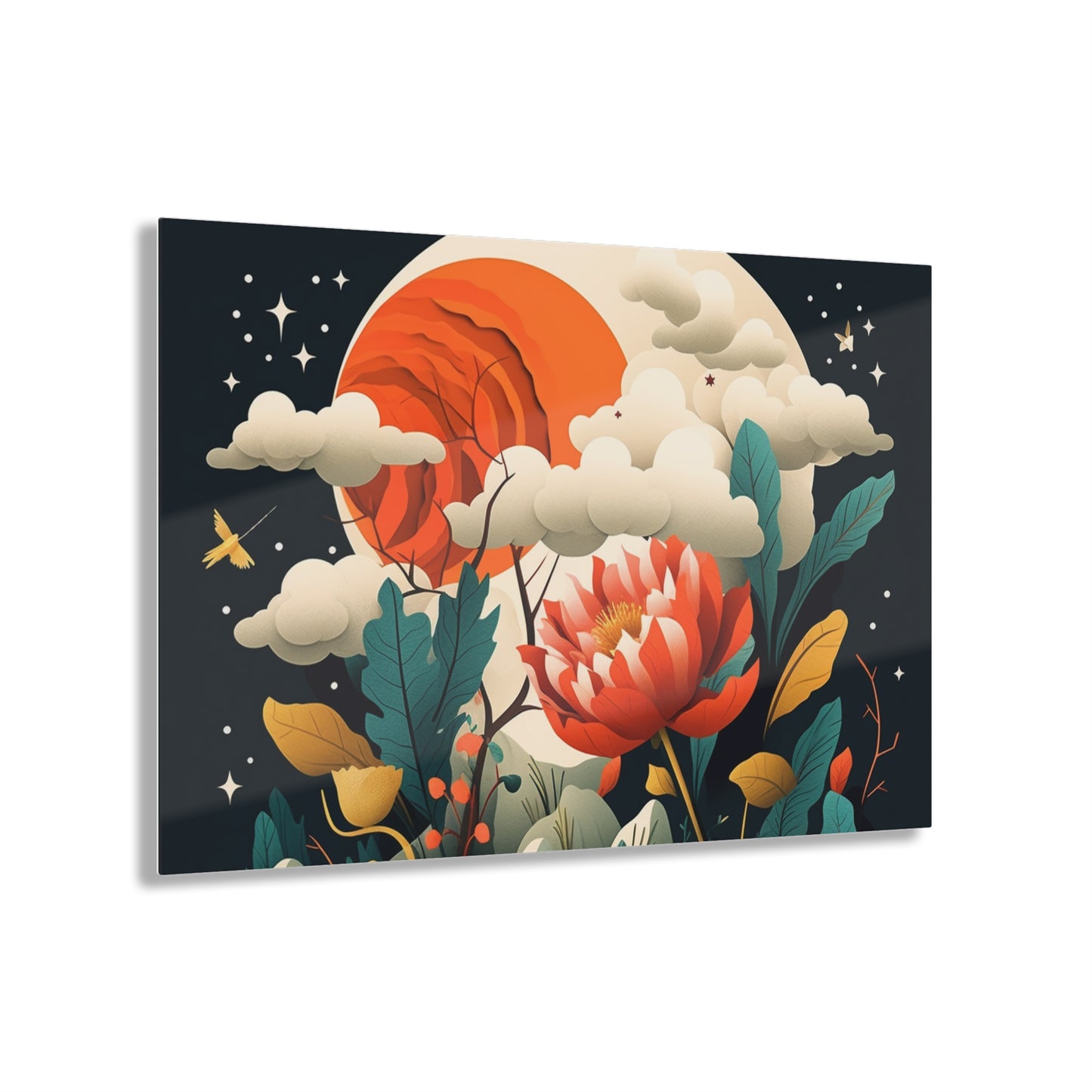 Retro Chic: Atomic Age-Inspired Acrylic Prints with Midcentury Modern Design and 1960s Fashion