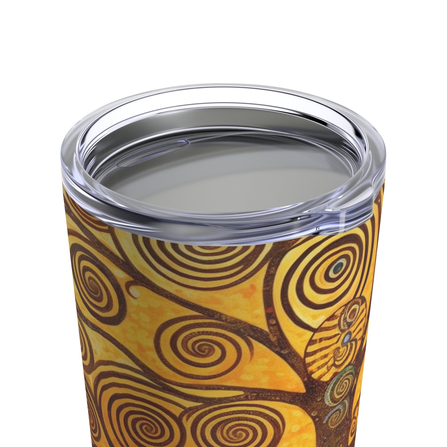 The Tree of Life Tumbler: A Modern Art Tribute to Gustav Klimt