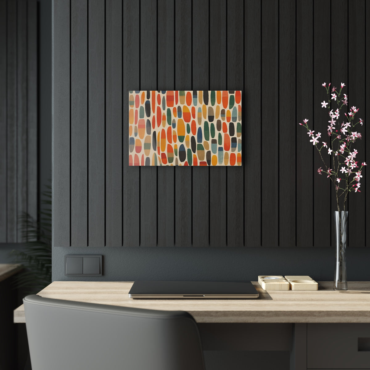 Shapeful Abstraction Acrylic Prints