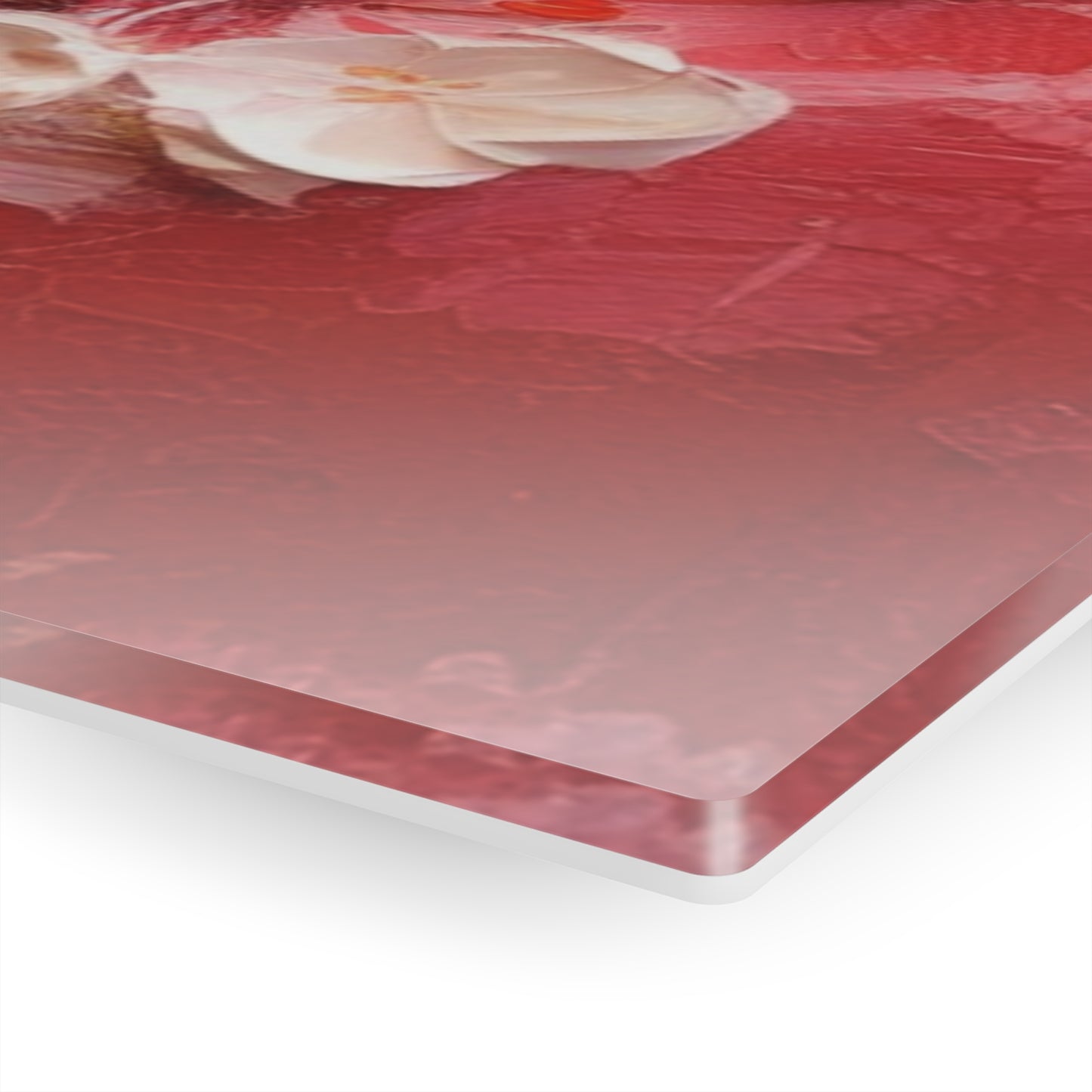 Abstract Cherry Blossom Acrylic Prints: Captivating Brushstrokes