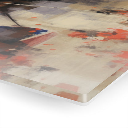 Japanese-Inspired Abstract Oil Painting Acrylic Prints: Celebrating Geisha Beauty