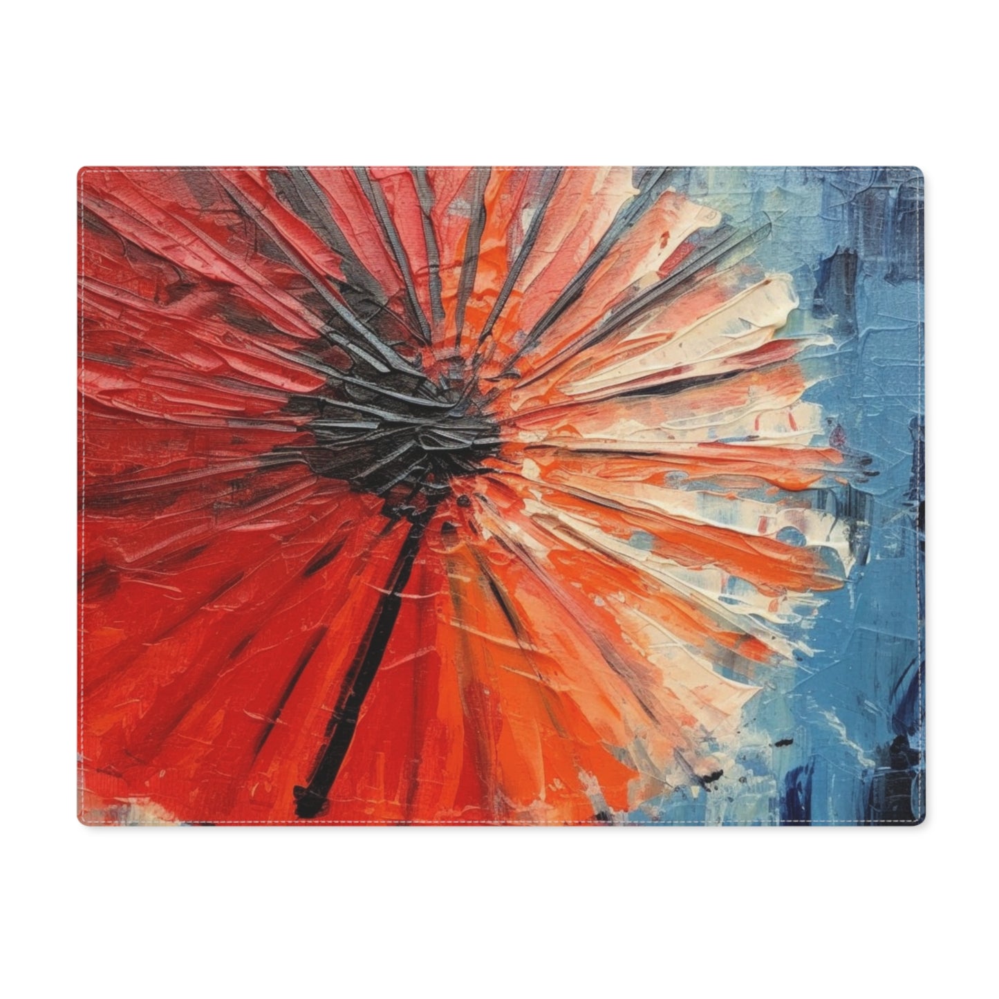 Umbrella Painting Placemat: Channel Your Inner Artist with Abstract Oil Paint