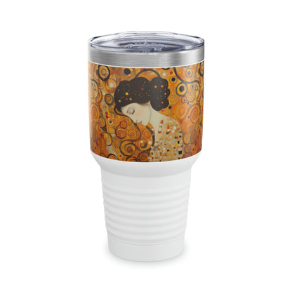 Gustav Klimt's Legacy: Ringneck Tumbler Embodying the Essence of Sensual Art