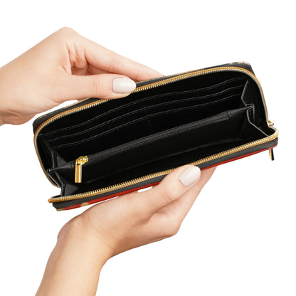 Artistic Fusion - Where Japanese Tapestry Meets the Perfect Zipper Wallet