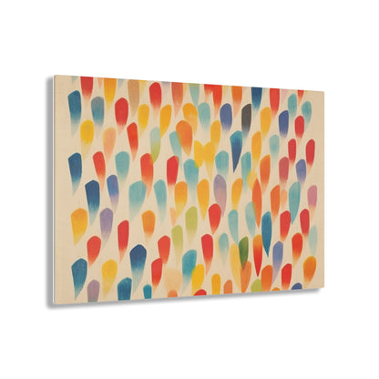 Energetic Abstraction: Colorful Shapes Acrylic Prints