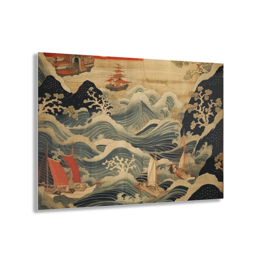 Artistic Fusion - Japanese Tapestry Meets the Perfect Acrylic Prints