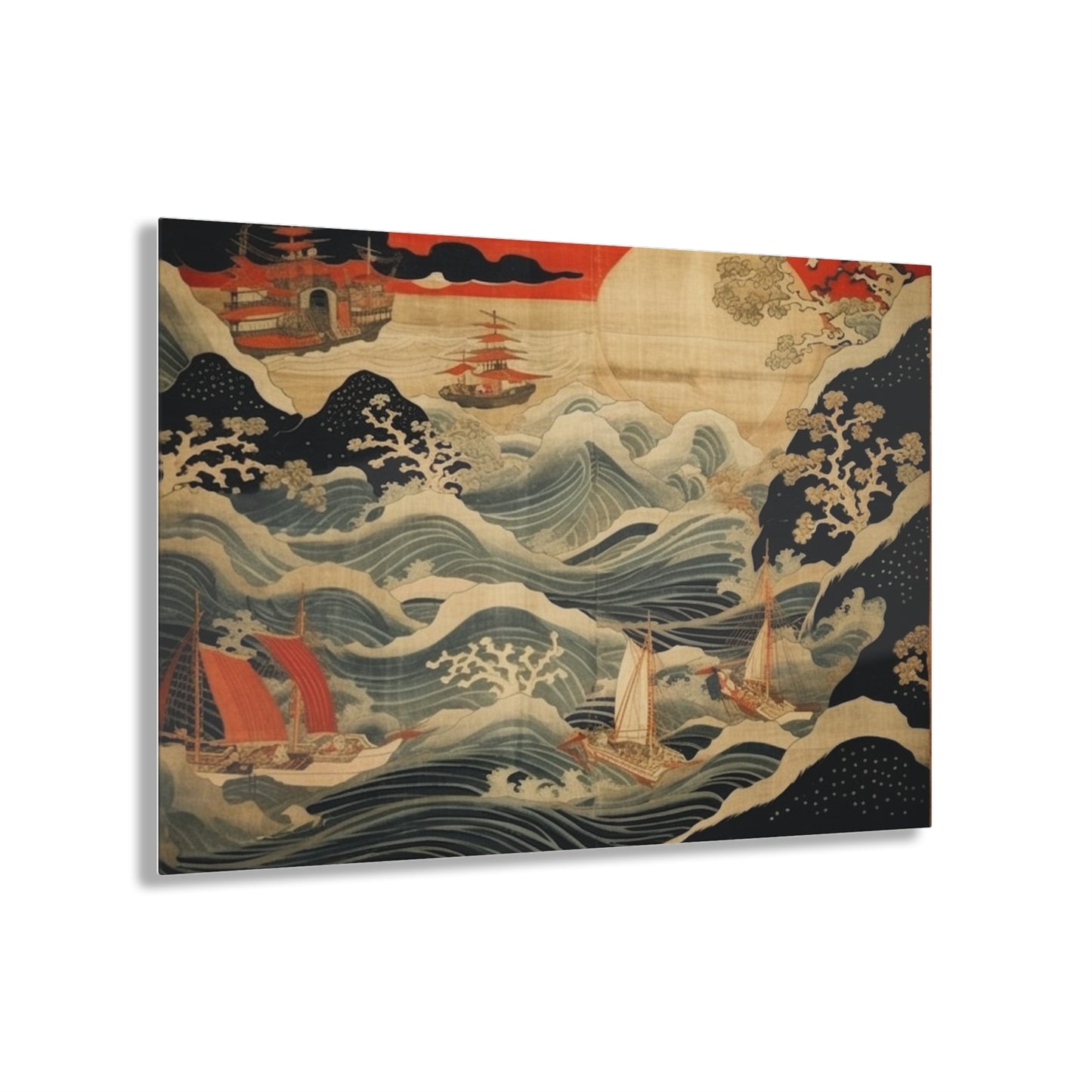 Artistic Fusion - Japanese Tapestry Meets the Perfect Acrylic Prints
