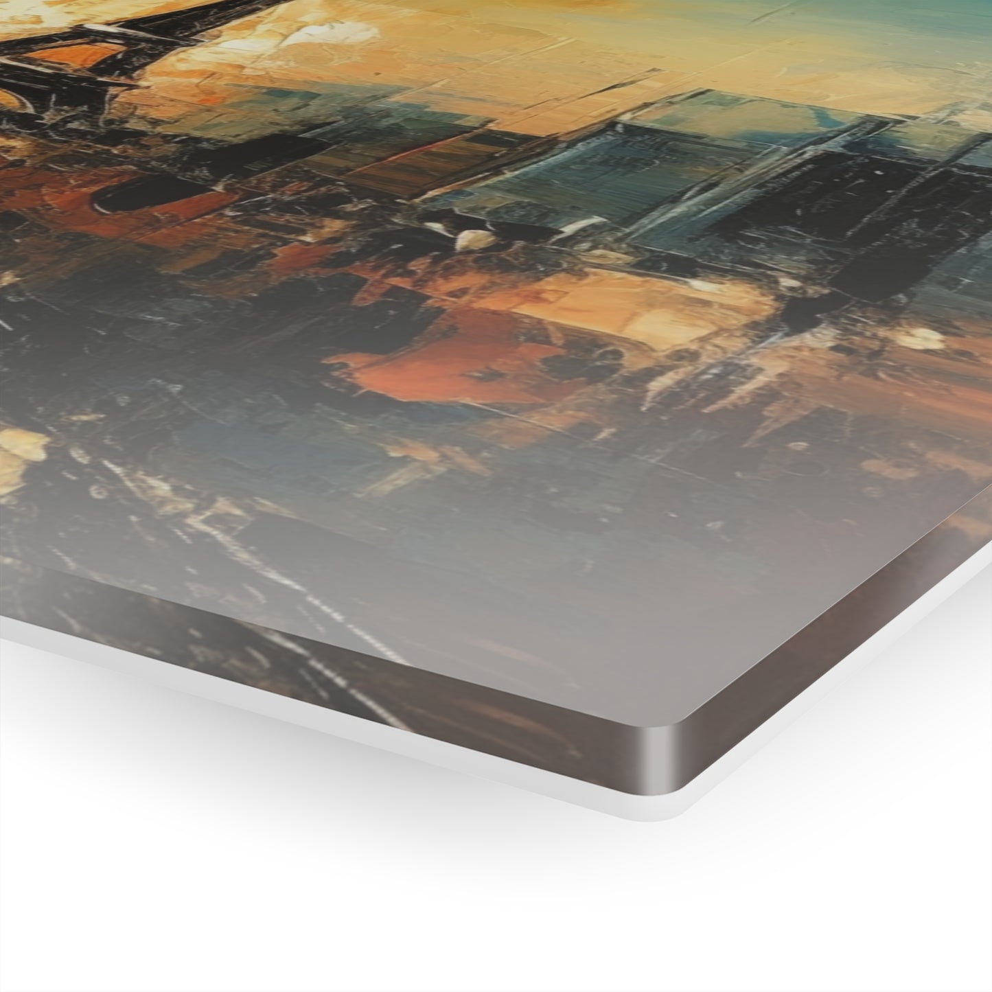 Acrylic Prints with Paris Skyline: A Brush Stroke of Midnight Charm