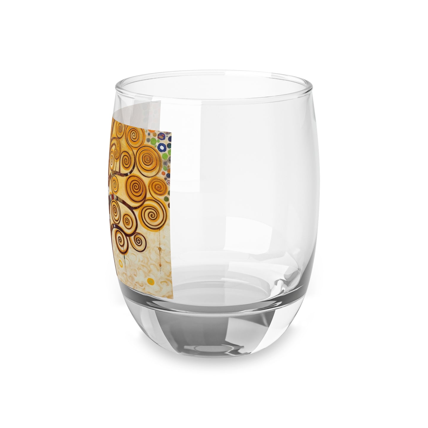 Captivating Artistry: The Tree of Life Whiskey Glass, Inspired by Gustav Klimt's Timeless Masterpiece