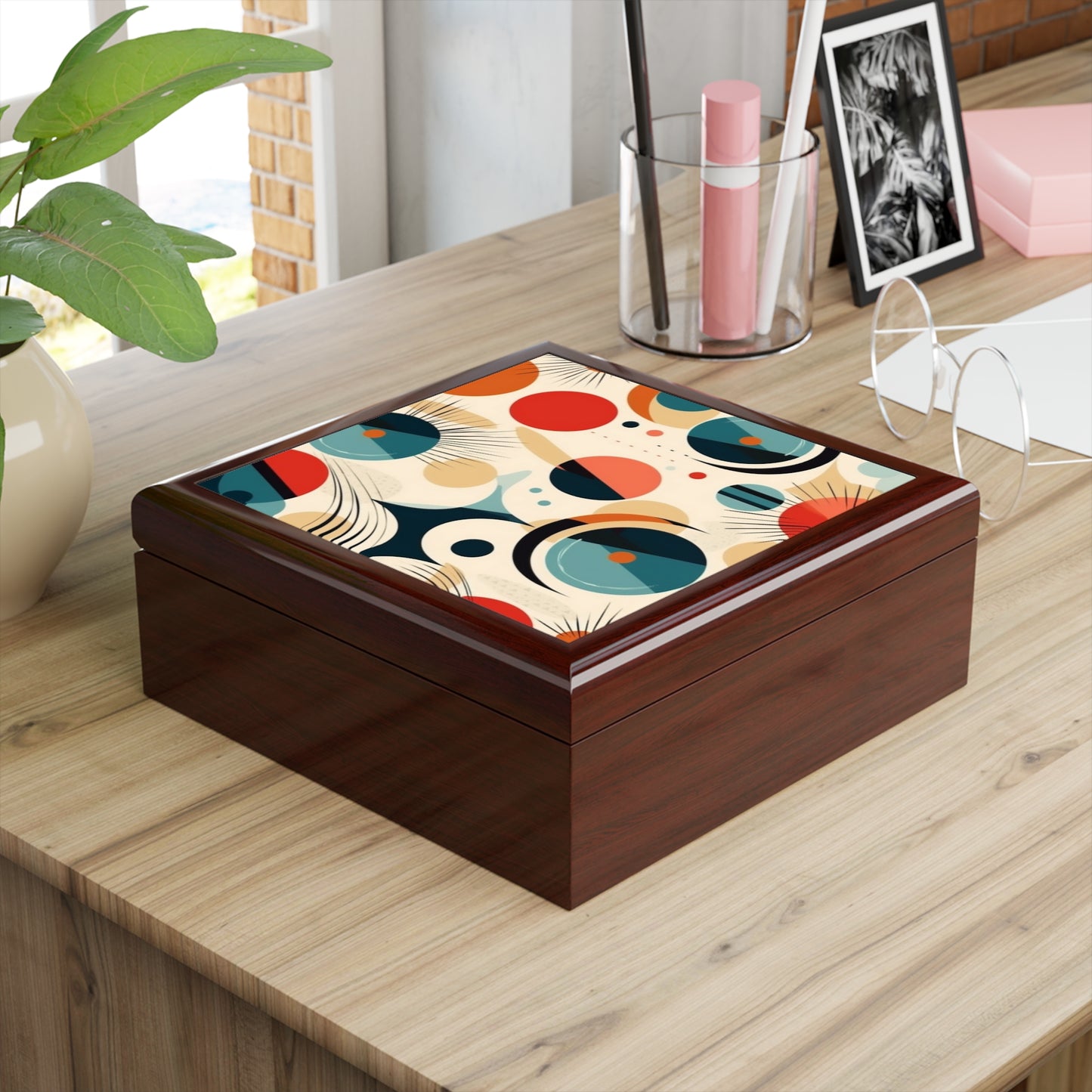 Abstract Elegance: Midcentury Modern Jewelry Box