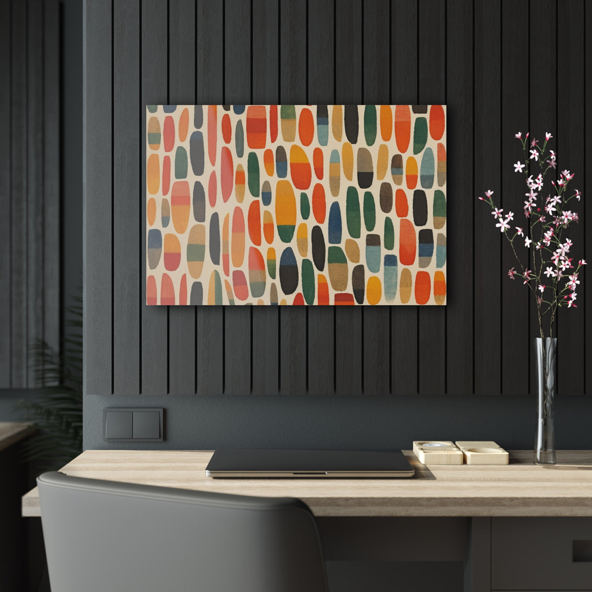 Shapeful Abstraction Acrylic Prints