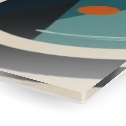Abstract Elegance: Midcentury Modern Acrylic Prints with Modern Abstract Art and Vintage Fashion