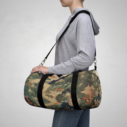 Japanese Tapestry Duffel Bag: Embrace the Artistic Splendor