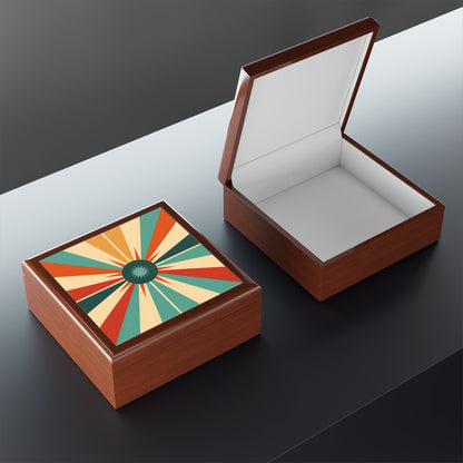 Vintage Fashion Inspiration: Starburst Candy Colored Jewelry Box with 1950s and 1960s Flair