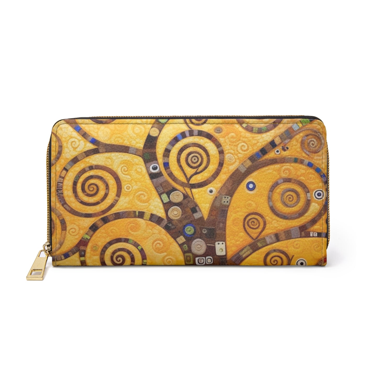 Gustav Klimt Tree of Life Zipper Wallet: Embrace Symbolism and Elegance