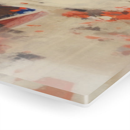 Japanese-Inspired Abstract Oil Painting Acrylic Prints: Celebrating Geisha Beauty