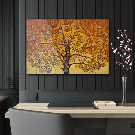 Symbolic Harmony: Gustav Klimt Tree of Life Acrylic Prints, Embrace Artistic Elegance