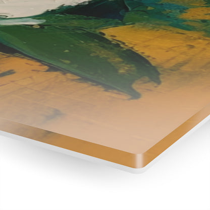 Floral Symphony: Acrylic Prints featuring an Abstract Oil Painting of Jasmine