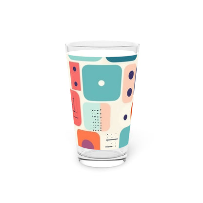 Retro Chic: Atomic Age-Inspired Pint Glass