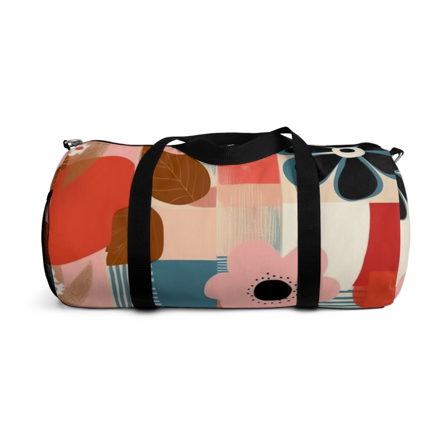 Abstract Expressions: Modern Art-Inspired Midcentury Modern Duffel Bag with Timeless Design