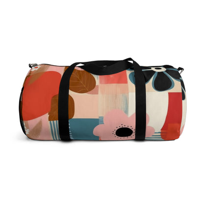 Abstract Expressions: Modern Art-Inspired Midcentury Modern Duffel Bag with Timeless Design