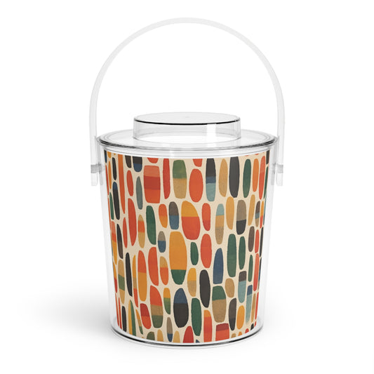 Abstract Expressions: Ellsworth Kelly-inspired Ice Bucket with Tongs