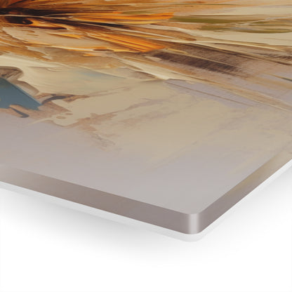 A Brush of Nature's Elegance: Acrylic Prints for Artistic Flower Lovers
