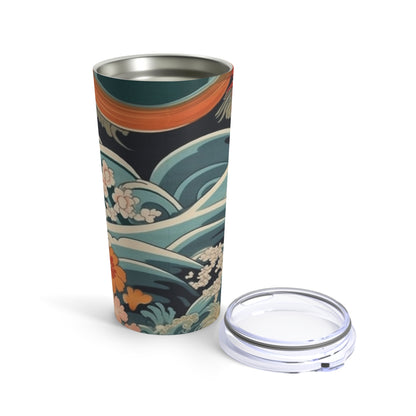 Elegant Kimono Tumbler: Embrace Japanese Artistry