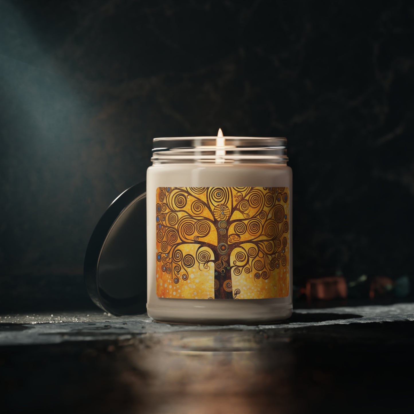 The Tree of Life Scented Soy Candle: A Modern Art Tribute to Gustav Klimt