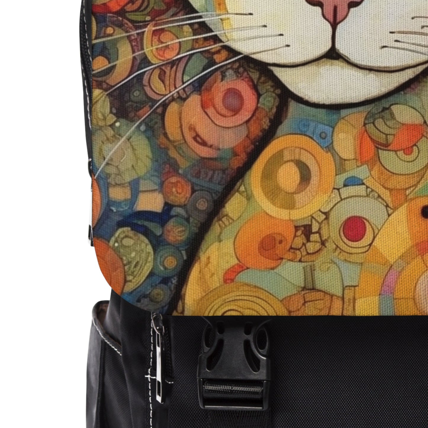 Art Nouveau Revival: Klimt-Inspired Unisex Casual Shoulder Backpack