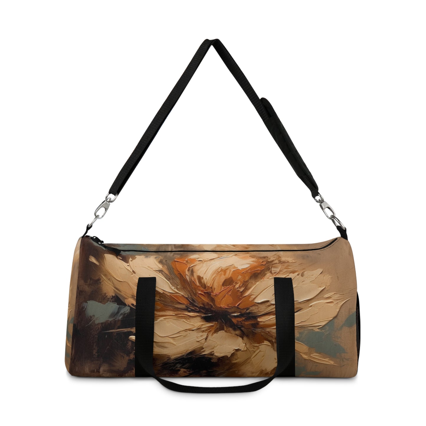 Artistic Fusion: Duffel Bag Infused with Tan Hua-Inspired Abstract Art