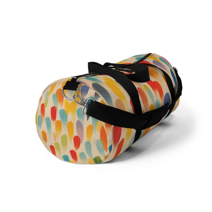 Energetic Brush Strokes Duffel Bag