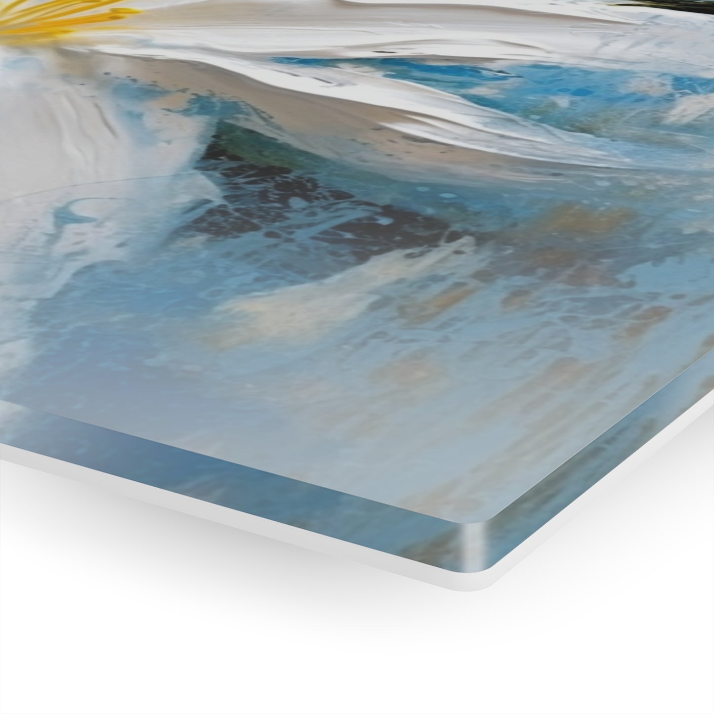 Ethereal Elegance: Acrylic Prints featuring an Abstract Oil Painting of Jasmine