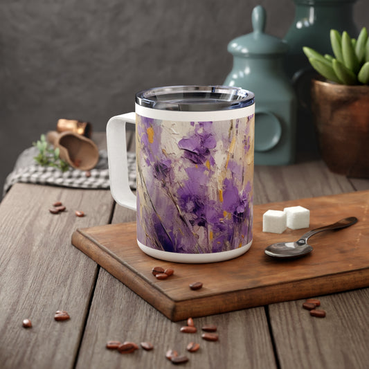 Lavender Color Symphony: Sip in Style with our Insulated Coffee Mug