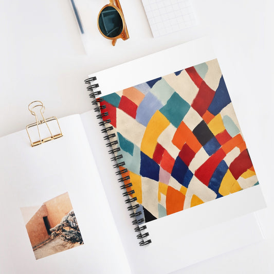 Colorful Shapes: Abstract Painting Notebook