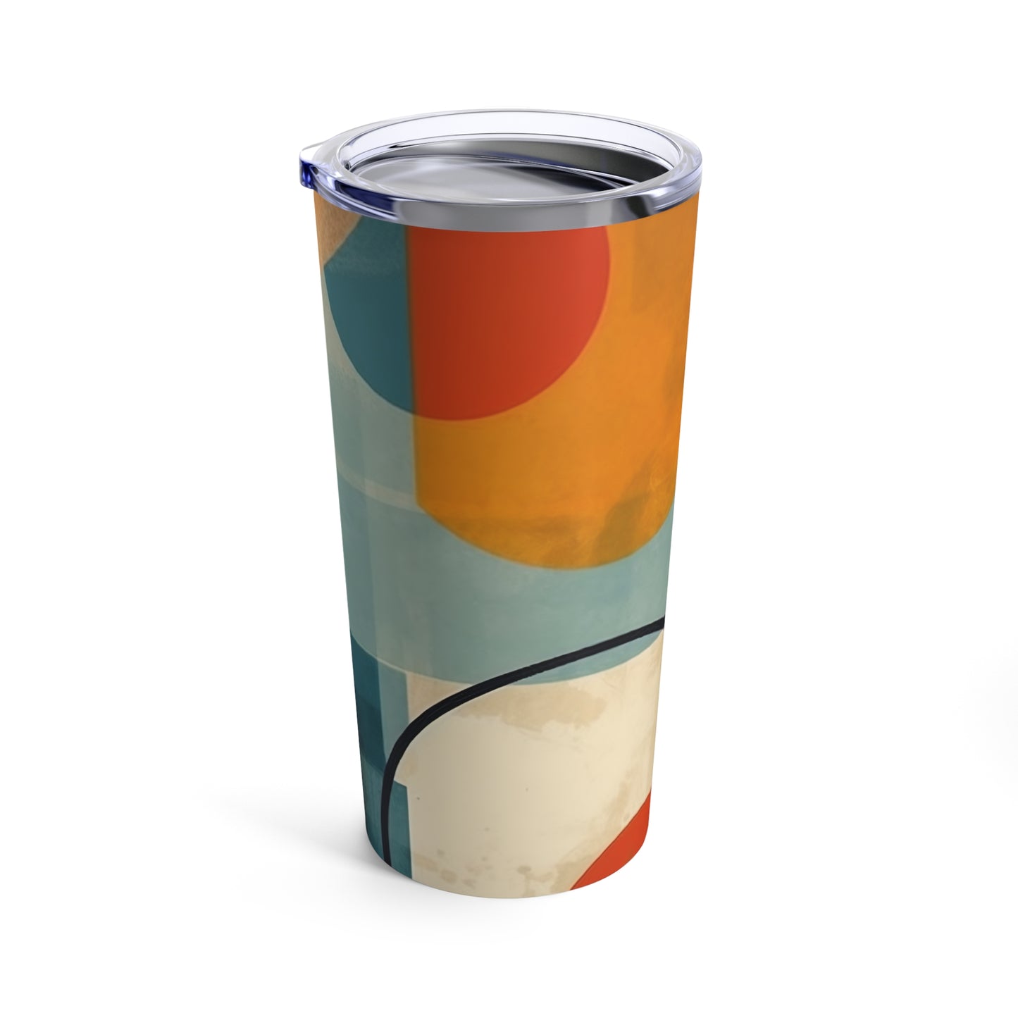 Geometric Gems: Tumbler Inspired by Abstract Geometric Art