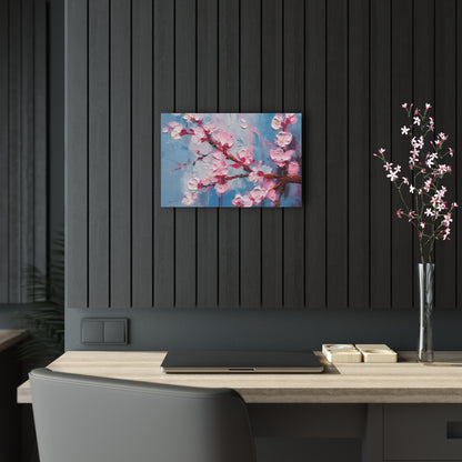 Acrylic Prints with Abstract Cherry Blossom Drawing: Embrace the Serenity