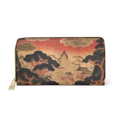 Custom Japanese Tapestry Zipper Wallet: Your Personalized Artistic Statement