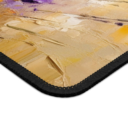 Expressive Lavender Drawing on Gaming Mouse Pad: A Symphony of Colors and Petals
