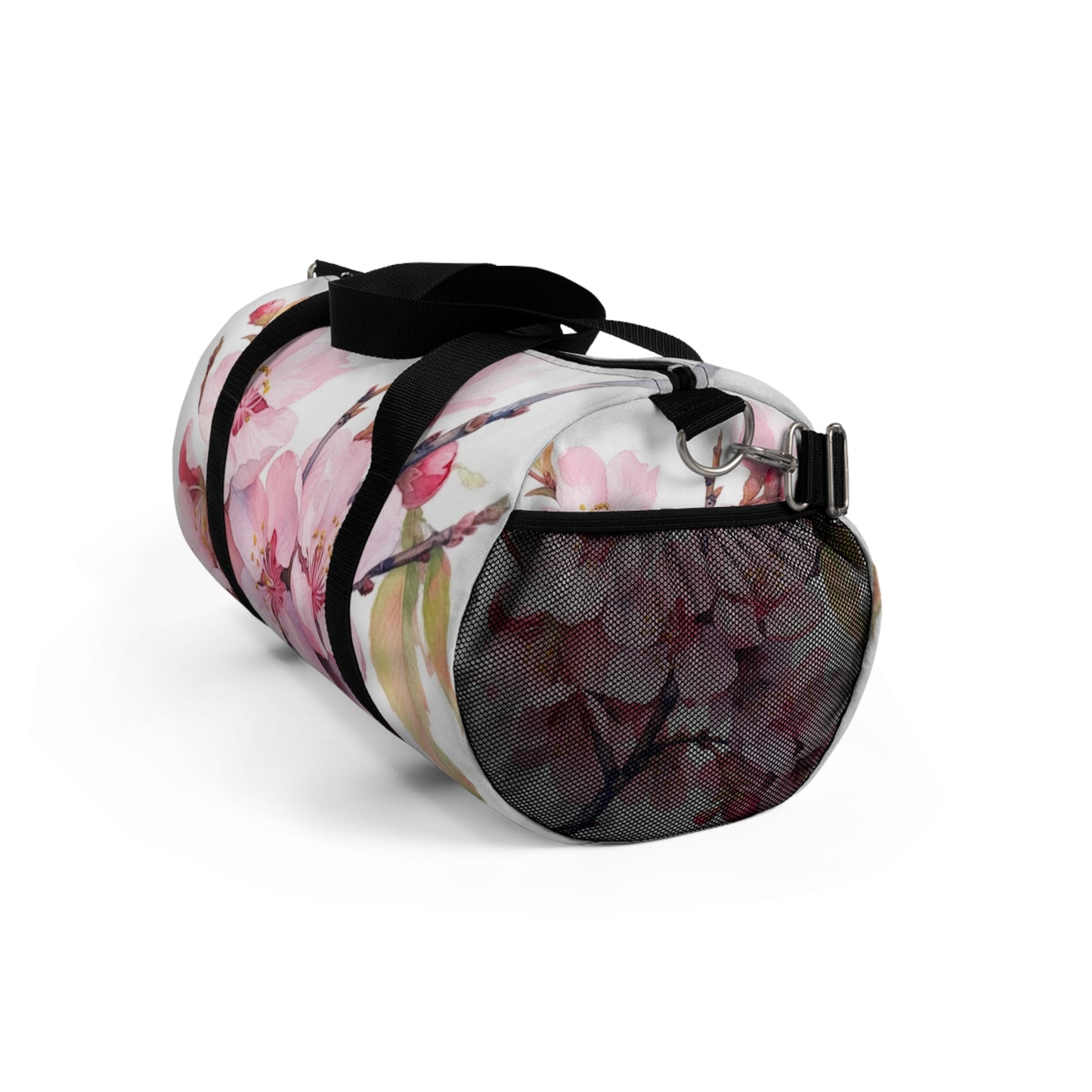 Whimsical Delight: Watercolor Cherry Blossom Tree Duffel Bag