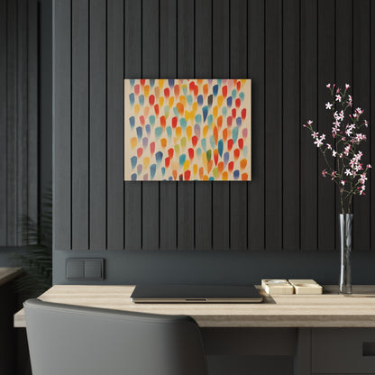 Energetic Abstraction: Colorful Shapes Acrylic Prints