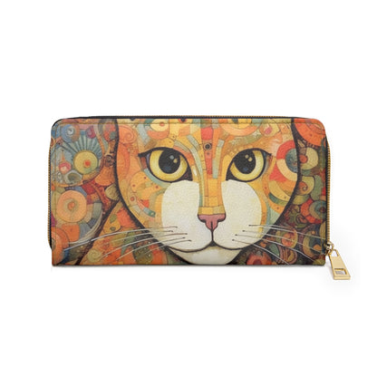 Art Nouveau Revival: Klimt-Inspired Zipper Wallet