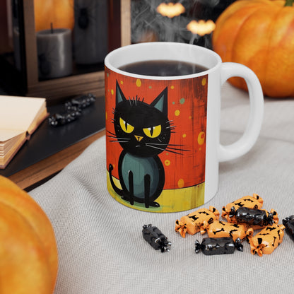 Cat-Tastic Blend: Best Ceramic Mug for Atomic Age and Midcentury Homes