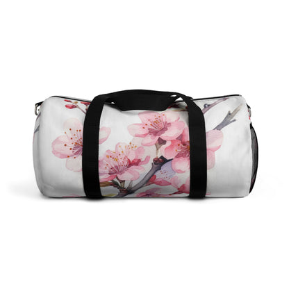 Blossoming Serenity: Watercolor Cherry Blossom Duffel Bag