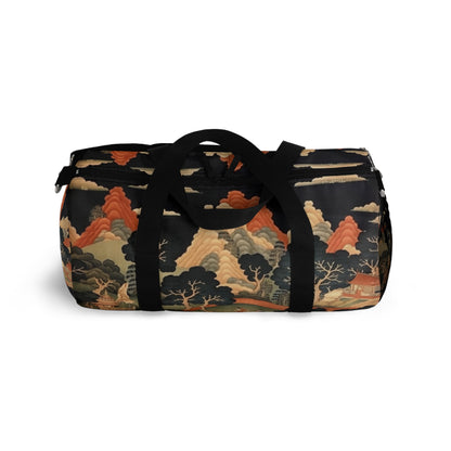 Tapestry Treasures: Japanese-inspired Duffel Bag for Art Lovers