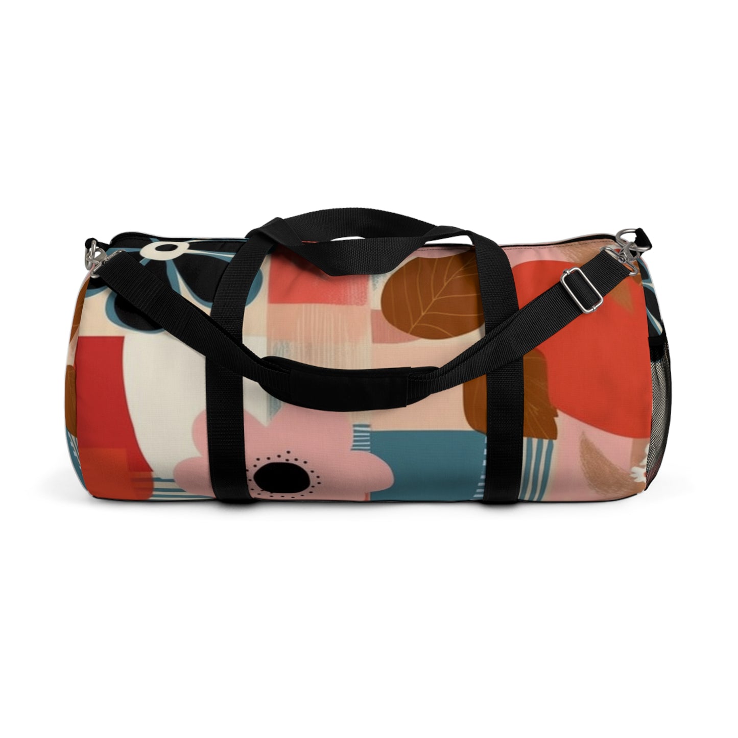 Abstract Expressions: Modern Art-Inspired Midcentury Modern Duffel Bag with Timeless Design