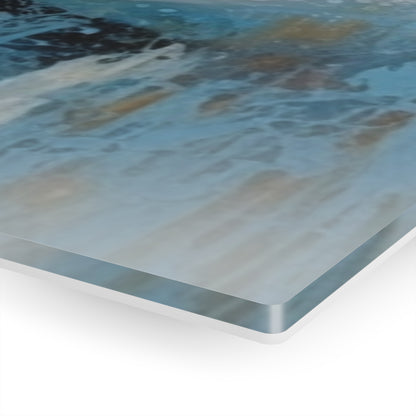 Ethereal Elegance: Acrylic Prints featuring an Abstract Oil Painting of Jasmine