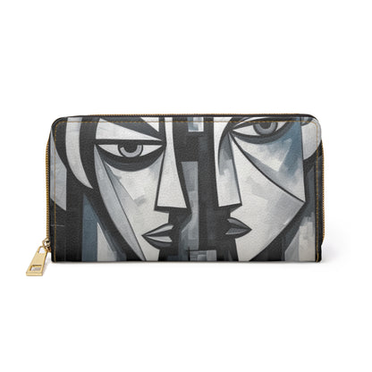 Cubist Paintings Zipper Wallet