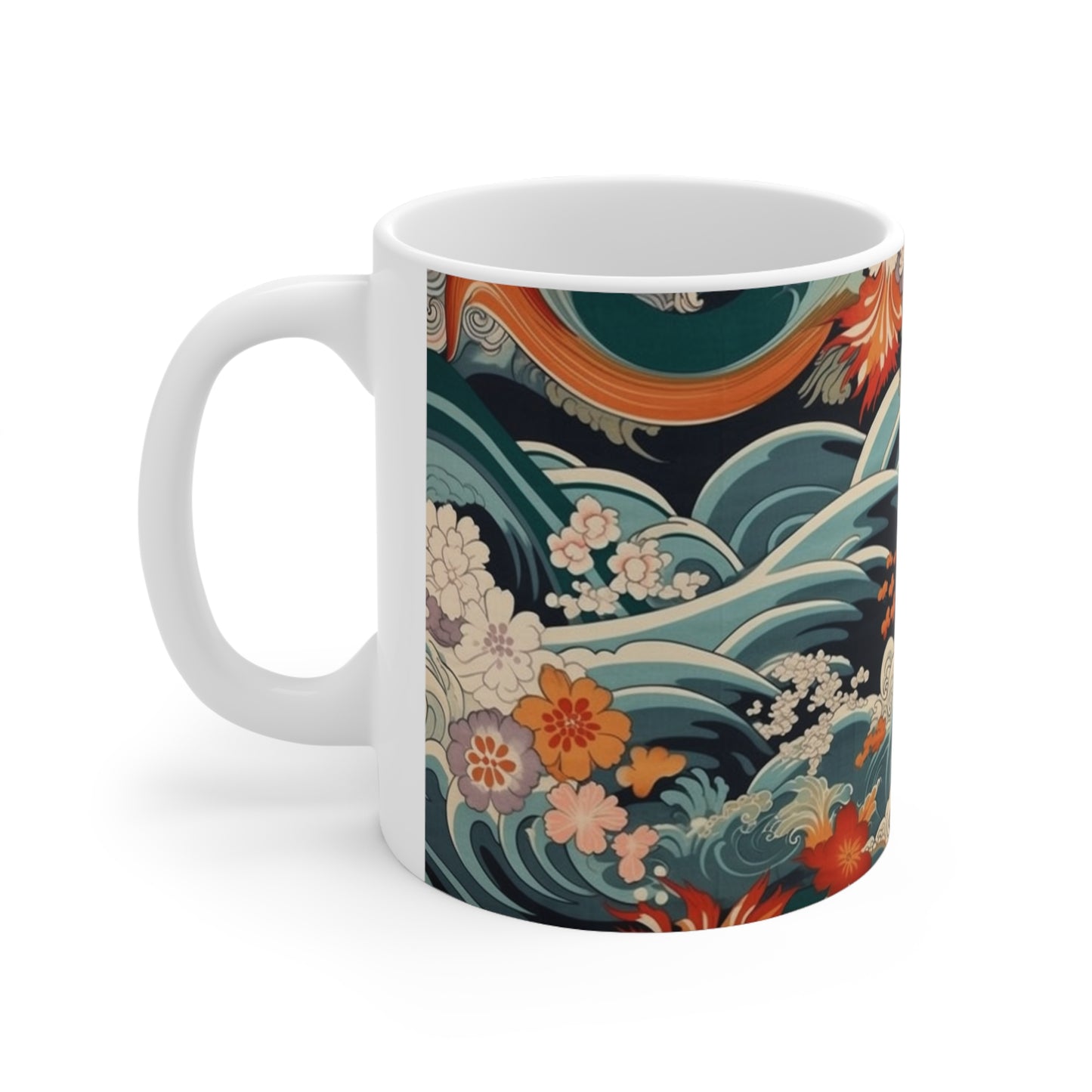 Ceramic Mug: Samurai-Inspired Style - Channel the Spirit of the Warriors with Our Kimono Mug