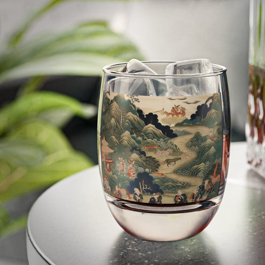 Japanese Tapestry Whiskey Glass: Embrace the Artistic Splendor